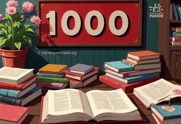 Кожен переможець отримає сертифікат на 1000 грн на придбання книжок від видавництва «Ранок».